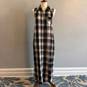 Mossimo Supply Co. Black and White Plaid  Dress